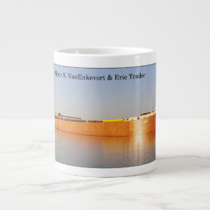 Clyde VanEnkevort & Erie Trader jumbo-Tasse