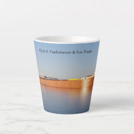 Clyde VanEnkevort & Erie Trader Latte Tasse