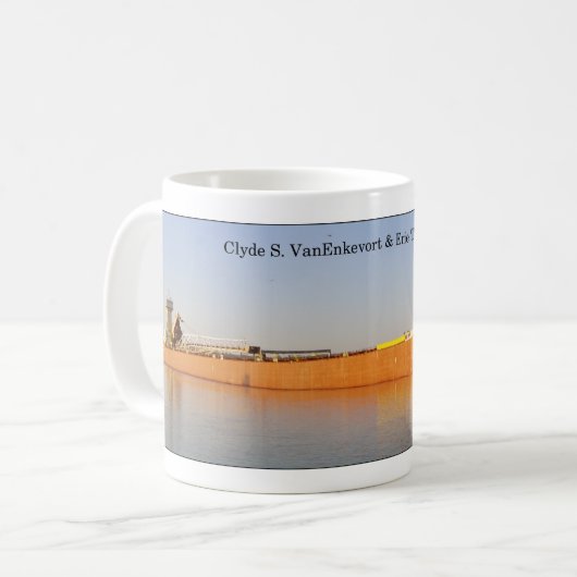 Clyde VanEnkevort & Erie Trader Tasse (Vorderseite Links)