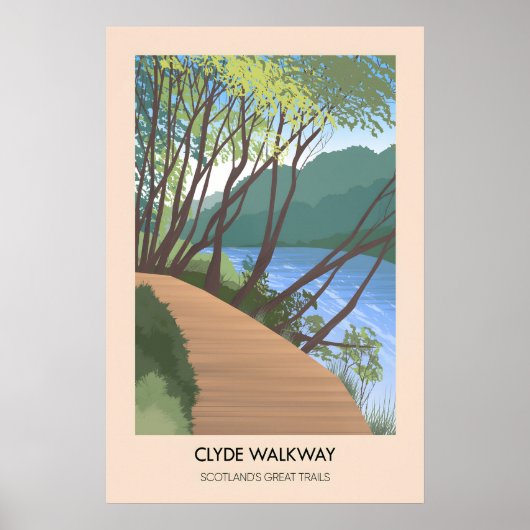 Clyde Walkway Scotlands Great Trails Poster (Vorne)
