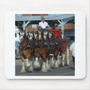 Clydesdale 6 Pferdeanhängevorrichtung Mousepad