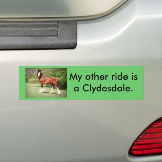 Clydesdale Autoaufkleber (Auf Auto)