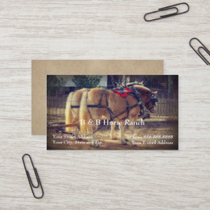 Clydesdale Business Card Visitenkarte