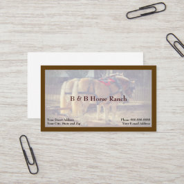 Clydesdale Business Card Visitenkarte