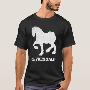 Clydesdale Clydesdale Reiter Riesige Füße Pferd 1 T-Shirt