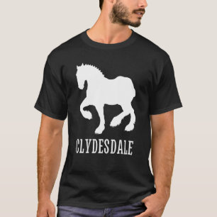 Clydesdale Clydesdale Reiter Riesige Füße Pferd 4 T-Shirt