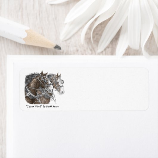 Clydesdale Draft Horse Team (Insitu)