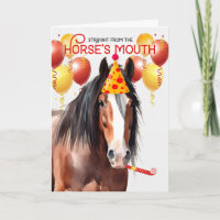 Clydesdale Entwurf Pferd Sonntag Geburtstag