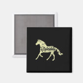 Clydesdale Entwurf Reitpferde Magnet (Vorderseite/Rückseite)