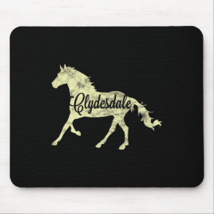 Clydesdale Entwurf Reitpferde Mousepad