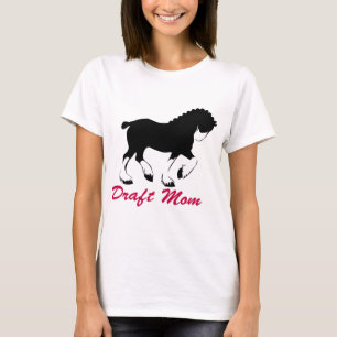 Clydesdale Entwurfs-Mama T-Shirt