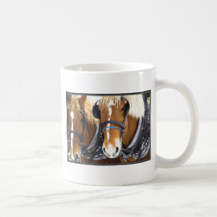 Clydesdale Entwurfs-PferdeTasse Kaffeetasse