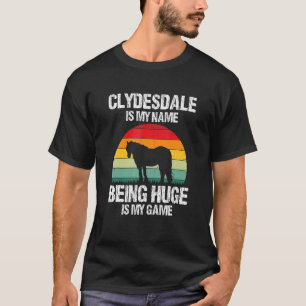 Clydesdale für Clydesdale-Reiter und Zugpferd 6 T-Shirt