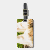 Clydesdale Füße Gepäckanhänger (Vorderseite vertikal)