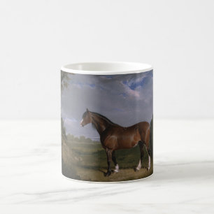 Clydesdale-Hengst (Englisches Vollblutpferd) (Tier Kaffeetasse