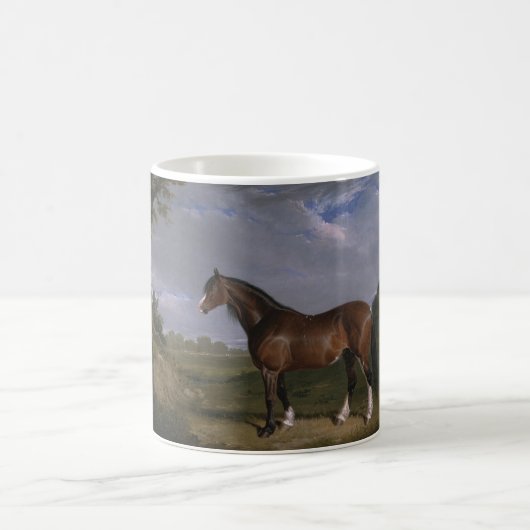Clydesdale Hengst (Vollblutpferd) (Tier) Kaffeetasse (Mittel)
