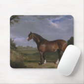 Clydesdale Hengst (Vollblutpferd) (Tier) Mousepad (Mit Mouse)