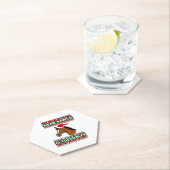 Clydesdale Horse Christmas Ugly Xmas Sweater Eques Untersetzer (Vor Ort)