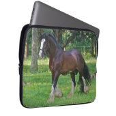 Clydesdale Horse Laptopschutzhülle (Vorne Rechts)