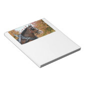 Clydesdale Horse Notepad Notizblock (angewinkelt)