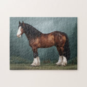 Clydesdale Horse Puzzle (Horizontal)