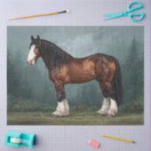 Clydesdale Horse Seidenpapier (Basteln)