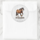 Clydesdale Horse Stickers (Tasche)