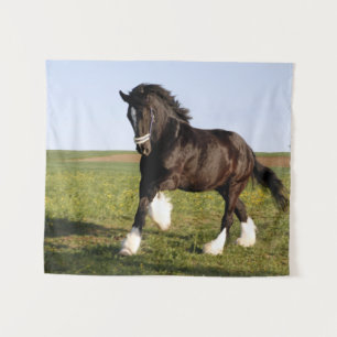 Clydesdale Horse Wandteppich