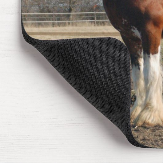 Clydesdale mousepad (Ecke)
