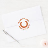 Clydesdale MTB "Heavy Duty"-Aufkleber Runder Aufkleber (Umschlag)