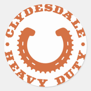 Clydesdale MTB "Hochleistungs" Aufkleber