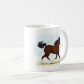 Clydesdale Pferd Kaffeetasse (VorderseiteRechts)