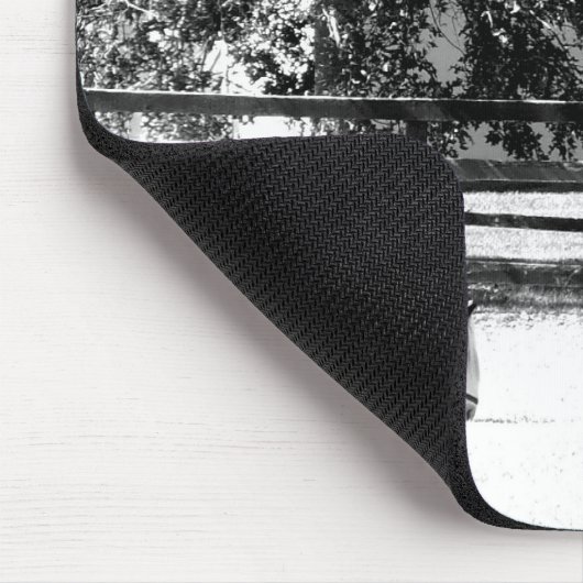 Clydesdale Pferde, die weiden lassen Mousepad (Ecke)