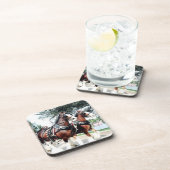 Clydesdale Pferde Getränkeuntersetzer (Rechte Seite)