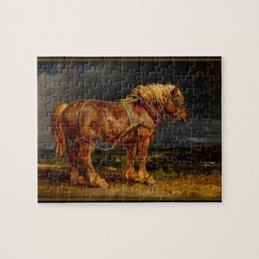 Clydesdale Pferdepuzzle Puzzle (Horizontal)