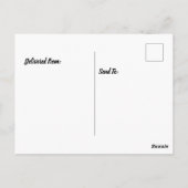 Clydesdale Pferderückzug Stagecoach Postkarte (Rückseite)