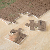 Clydesdale Pflüge Pferde. Jigsaw Puzzle (Seite)