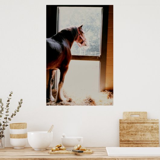 Clydesdale Poster (Küche)