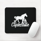 Clydesdale Reitsport Mousepad (Mit Mouse)