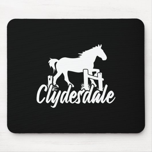 Clydesdale Reitsport Mousepad (Vorne)