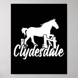 Clydesdale Reitsport Poster