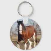 Clydesdale Schlüsselanhänger (Vorderseite)