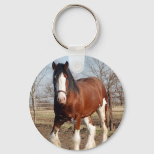Clydesdale Schlüsselanhänger