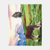 Clydesdale Stallion Fleecedecke (Vorderseite)