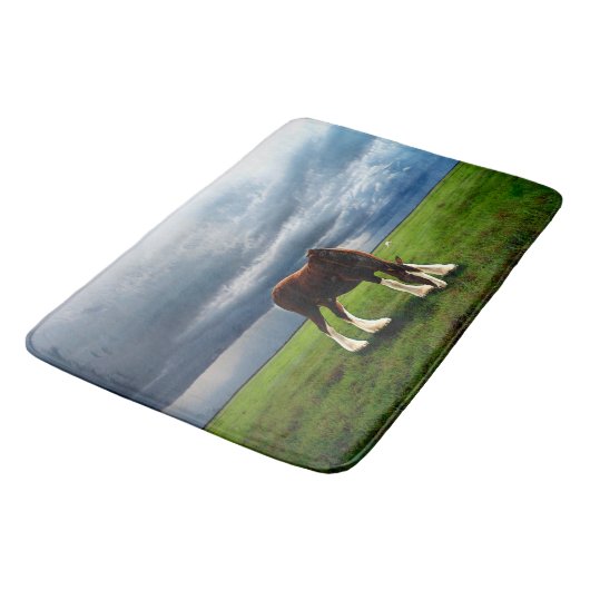 Clydesdale Storm Badematte (Schrägansicht)