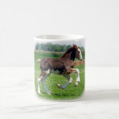 Clydesdale Stutenfohlen Kaffeetasse (Mittel)