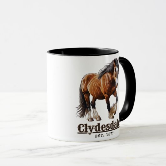 Clydesdale Tasse (VorderseiteRechts)