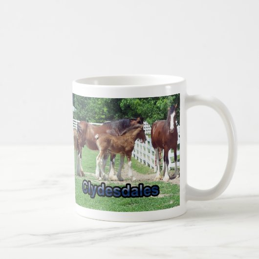 Clydesdales Kaffeetasse (Rechts)