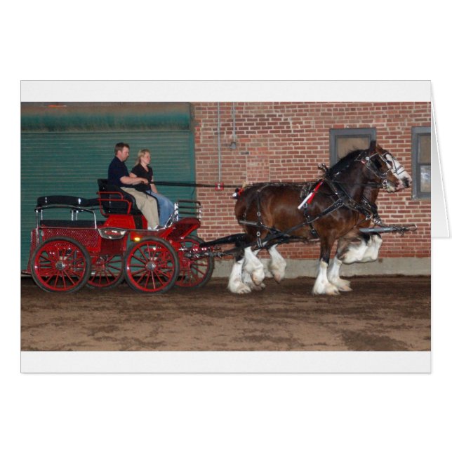 Clydesdales-Karren (Vorderseite (Horizontal))