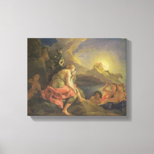 Clytie verwandelt in eine Sonnenblume, 1688 Leinwanddruck